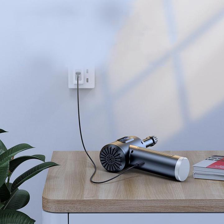 Produktbild Werkstein Elektrische Luftpumpe 6000mAh, USB, Handstaubsauger, Multifunktionsgebläse (Akkubetrieb)