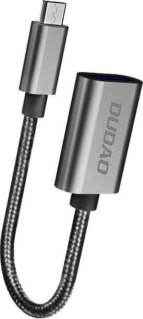 Produktbild Dudao adapter cable OTG USB 2.0 to micro USB gray (L15M) (15 m, USB 2.0)