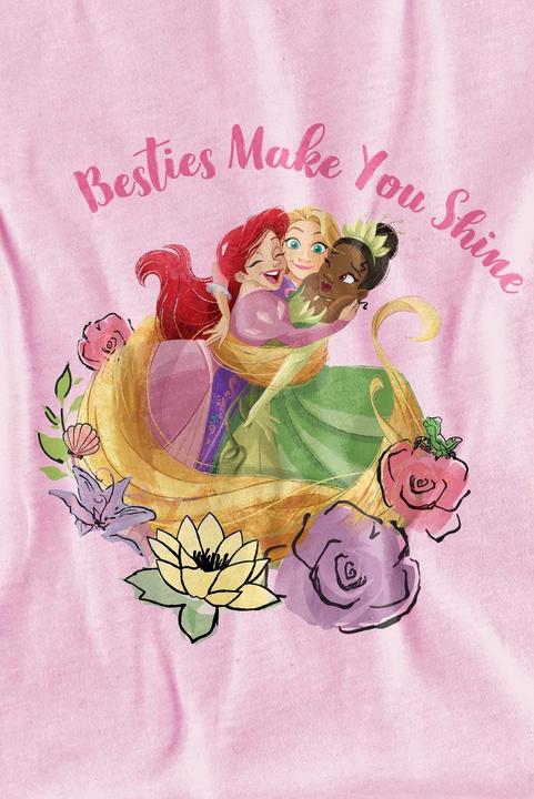 Immagine prodotto Disney Princess Besties Shine Maglietta Ariel Rapunzel Tiana Bambini (140)