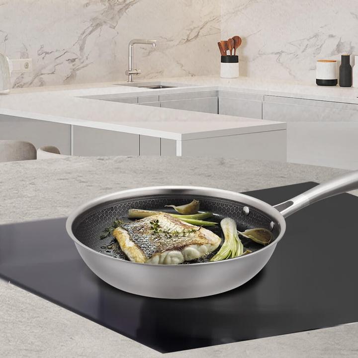 Immagine prodotto Maestro Professionelle Pfanne MR-1224-26 26 26 cm (26 cm, Padella per friggere, Acciaio inossidabile)