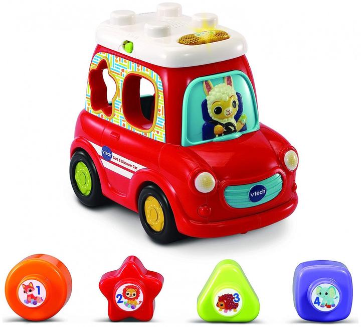 Image du produit VTech 537403 Voiture d'activités pour bébé avec chansons (version anglaise) 6+ mois
