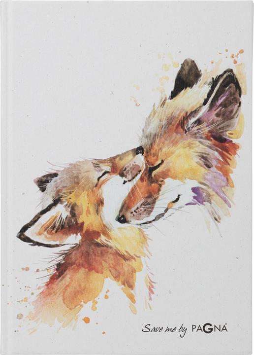 Pagna 26082-15 Notebook A5 Fox 128S dotted lines, White (A5, Dotted, Hardcover)