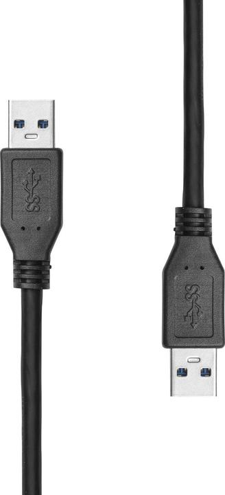 Produktbild ProXtend USB 3.2 Gen1 Cable A to A M/M Black 1M (1 m, USB 3.2 Gen 1)