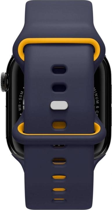 Immagine prodotto Spigen - Nano Pop - Apple Watch 1/2/3/4/5/6/7/8/9/10/SE/SE 2 (38/40/41/42mm) - Blueberry Navy (Materiale sintetico, Silicone)