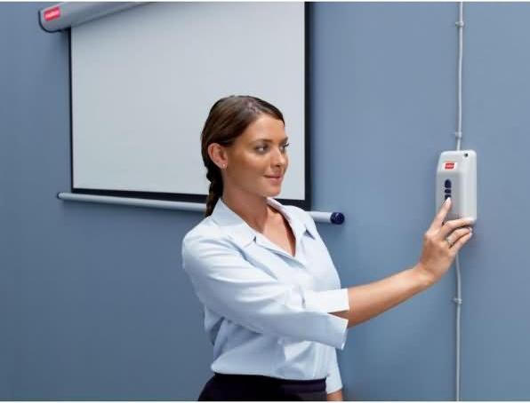 Actual product image Nobo Electric Wall Projection Screen 1080x1440mm (70.87", 4:3)