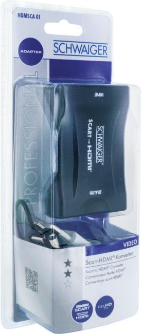 Actual product image Schwaiger Scart to HDMI (Analog -> Digital)