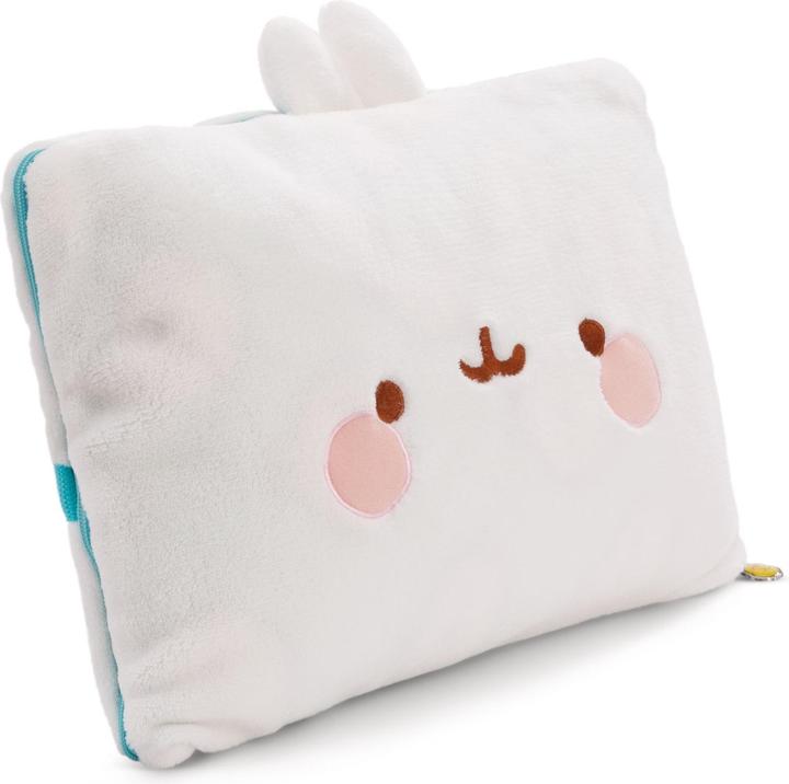 Actual product image NICI 61172 Fleece blanket & cushion in 1 MOLANG 180x100cm (180 x 100 cm)