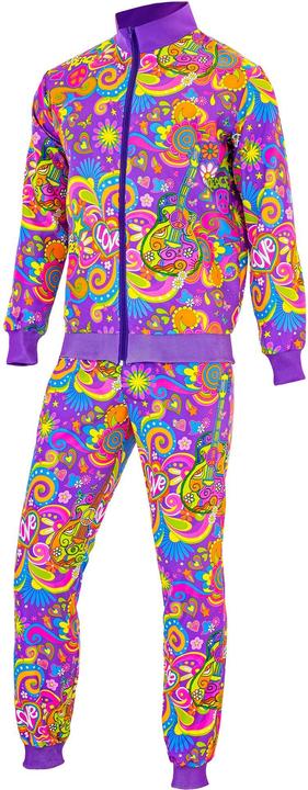 Actual product image Widmann 60s - Hippie Flower Power tracksuit (XXL)