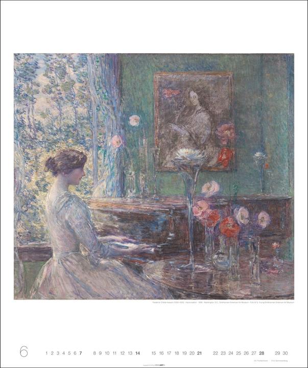 Actual product image Allegro - Musik in der Kunst Kalender 2026 (46 x 55 cm, German)