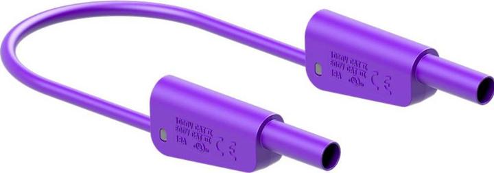 Actual product image Stäubli SLK-4N-S25 Measuring cable ( - ) 50 cm Violet 1 pc.