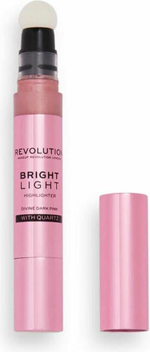 Makeup Revolution Lumière claire Highlighter liquide rose foncé 3ml (Divine Dark Pink, Highlighter)