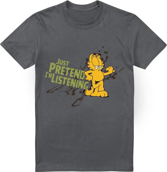 Garfield Just Pretend I'm Listening TShirt (XL)