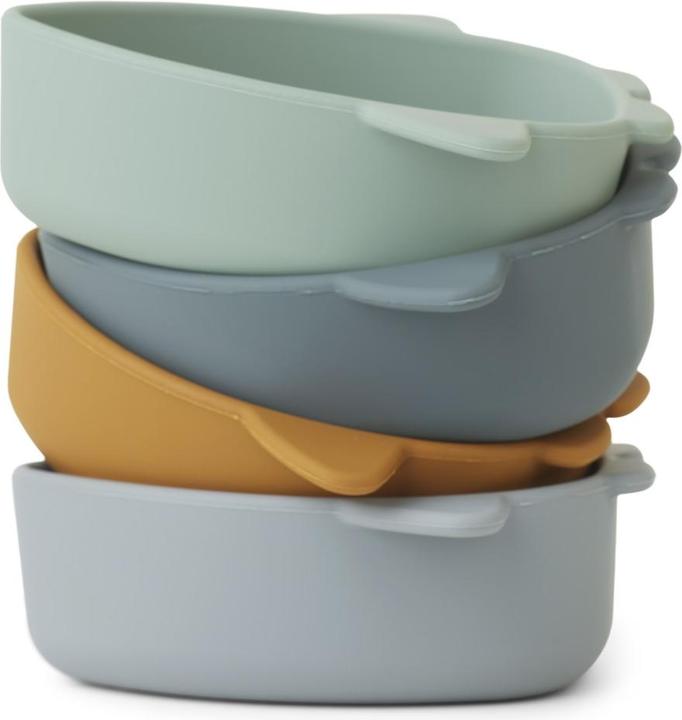 Produktbild Liewood Silikon Schalen Set Iggy Raketen Space Blue