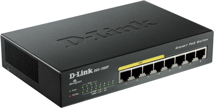 Immagine prodotto D-Link Dgs-1008p (8 Porti)