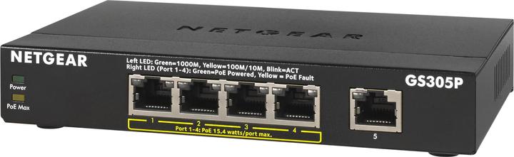 Produktbild Netgear Gs305p-100pes (5 Ports)