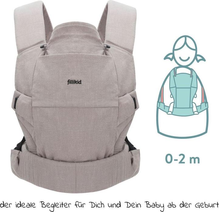 Actual product image Fillikid Baby carriers & slings Baby carrier Natural from 3.5 -20 kg