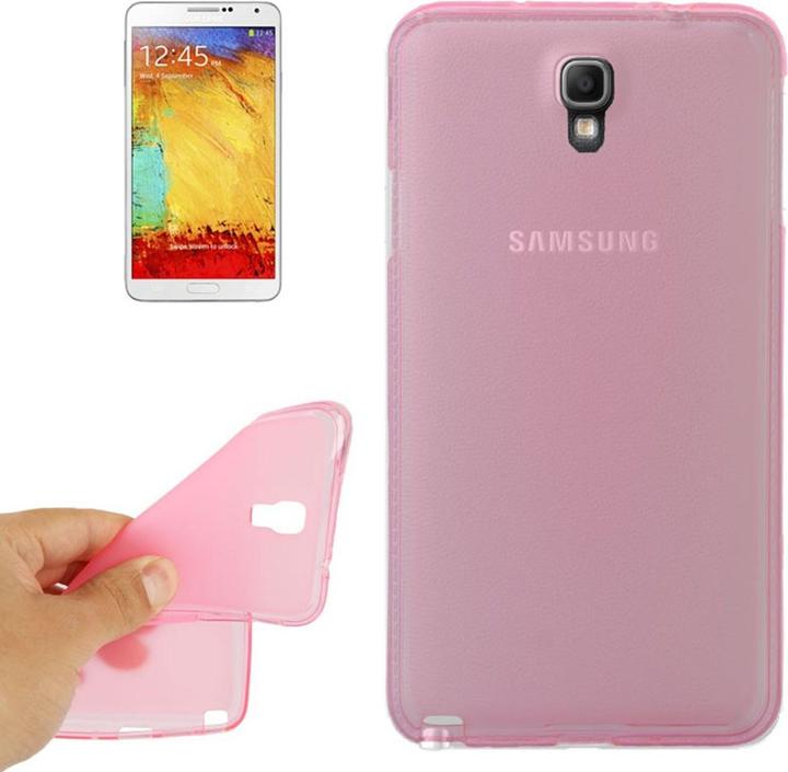 Produktbild König Design Handyhülle TPU Schutzhülle für Samsung Galaxy Note 3 Neo N7505 rosa transparent (Samsung Galaxy Note 3 Neo)
