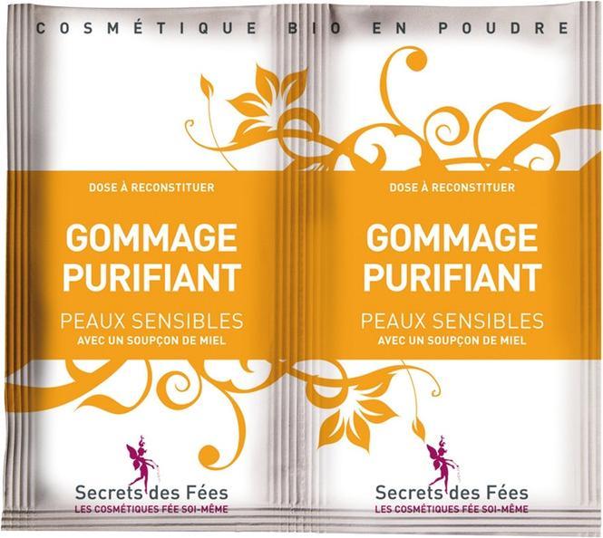 Secrets des Fées Klärendes BIO-Gesichtspeeling empfindliche Haut Honig - 2x4g - (Peeling)