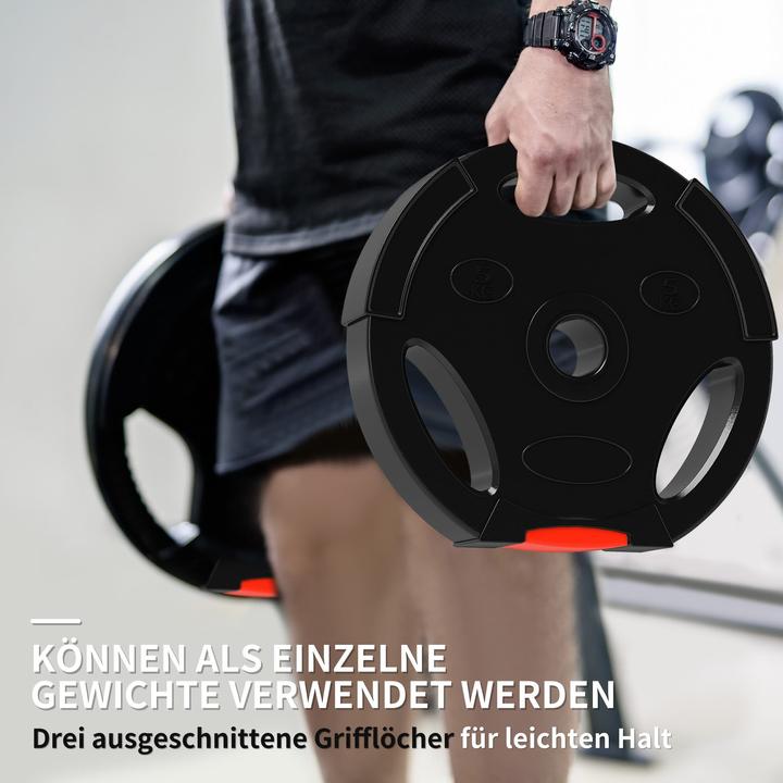 Actual product image Jamb Hantelgewichte (2 x 2.5 kg, 2 x 5 kg)