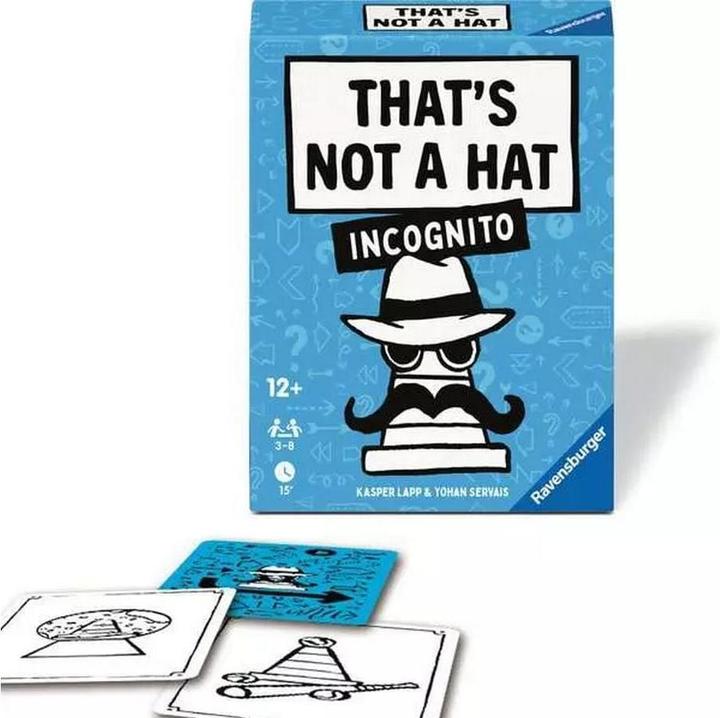 Actual product image Ravensburger 24685 That's not a hat - Incognito - Party game, card game for 3-8 people (German, Italian, Dutch, French)