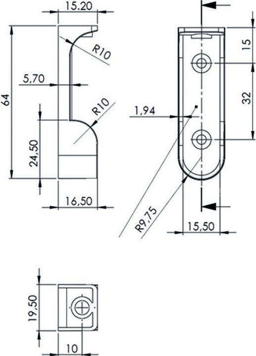 Actual product image Werkstarck Enclosure tube end bearing