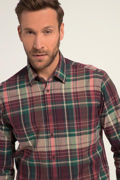 Produktbild JP1880 Karohemd, Langarm, Kentkragen, Modern Fit (3XL)