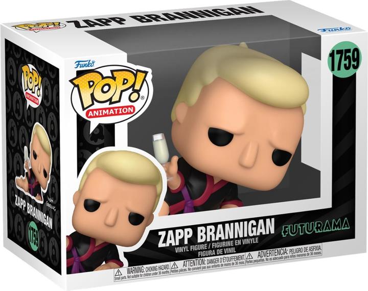 Produktbild Funko Futurama Pop! Animation Vinyl Figur Zapp Brannigan 9 cm