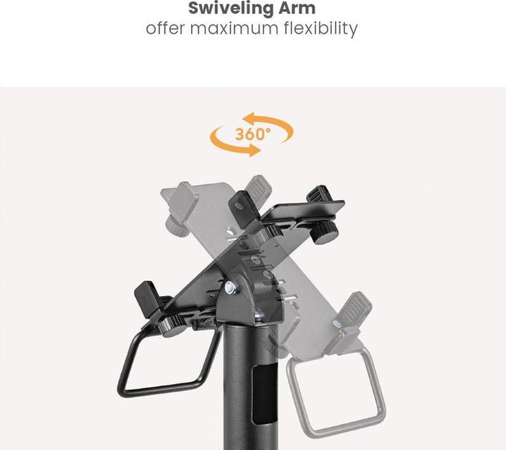 Image du produit Roline Support universel pour terminaux de cartes de crédit, pivotant et inclinable (6.54")