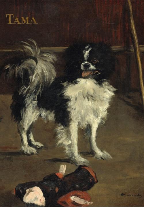 Image du produit Grafika Kids Edouard Manet : Tama : Le chien japonais, 1875 (12 pièces)