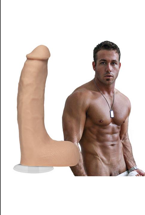 Actual product image Doc Johnson Chad White 8.5 Inch ULTRASKYN Cock