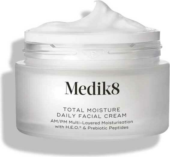 Medik8 Total Moisture Daily Facial Cream Hyaluronic Acid Moisturiser 50ml (50 ml, Tag)