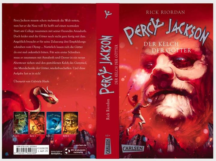 Produktbild Percy Jackson 6: Der Kelch der Götter (Rick Riordan, Gabriele Haefs, Deutsch)