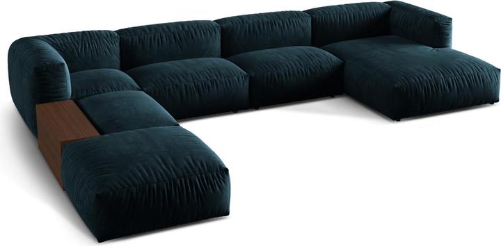 Actual product image Micadoni Modular Panoramic Left Corner Sofa, "Martina", 5 Seats, 406x280x75 Made in Europe (Sofa landscape)