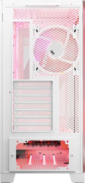 Actual product image Modecom Computer case Volcano SPACE APEX ARGB MIDI USB 3.0 X 2 CYPE-C white (mATX, ATX, ITX)