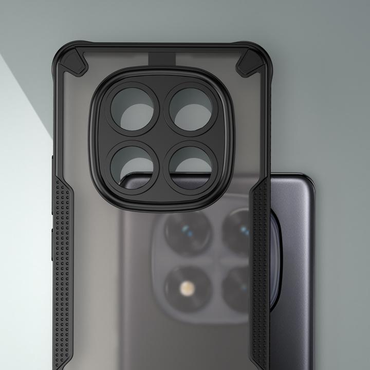 Actual product image OEM Defender Matt case for Xiaomi Redmi Note 14 Pro 5G (Global) black (Xiaomi Redmi Note 14 Pro)