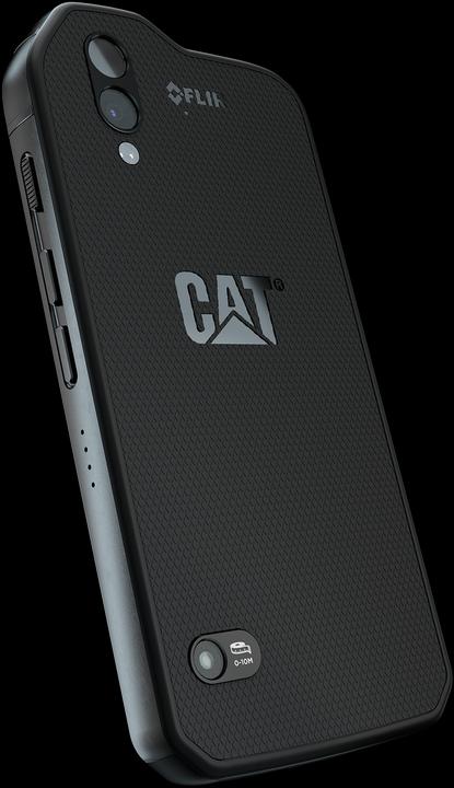 Image du produit Cat S61 (64 Go, Noir / Argent, 5.20", Double SIM hybride, 16 Mpx, 4G)