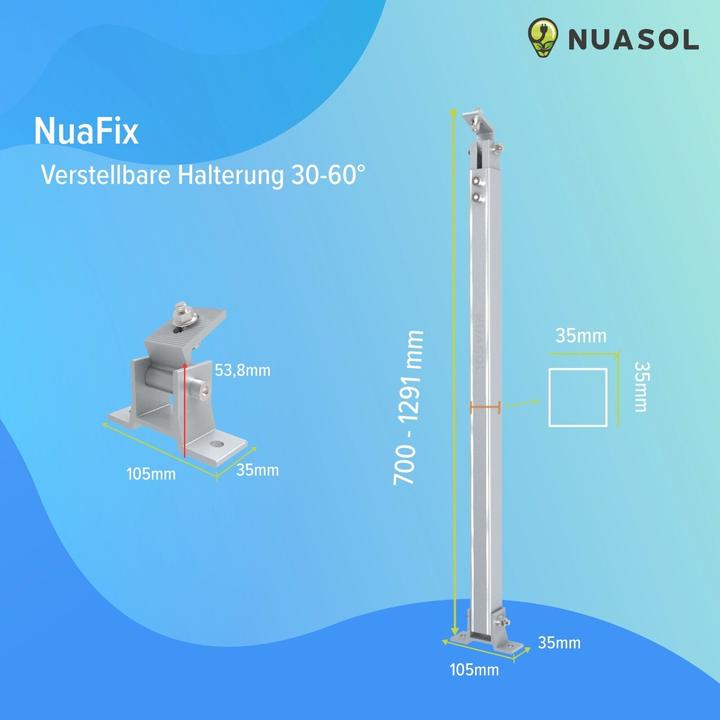Produktbild Nuasol Verstellbare Halterung (Solaranlage Montagematerial)