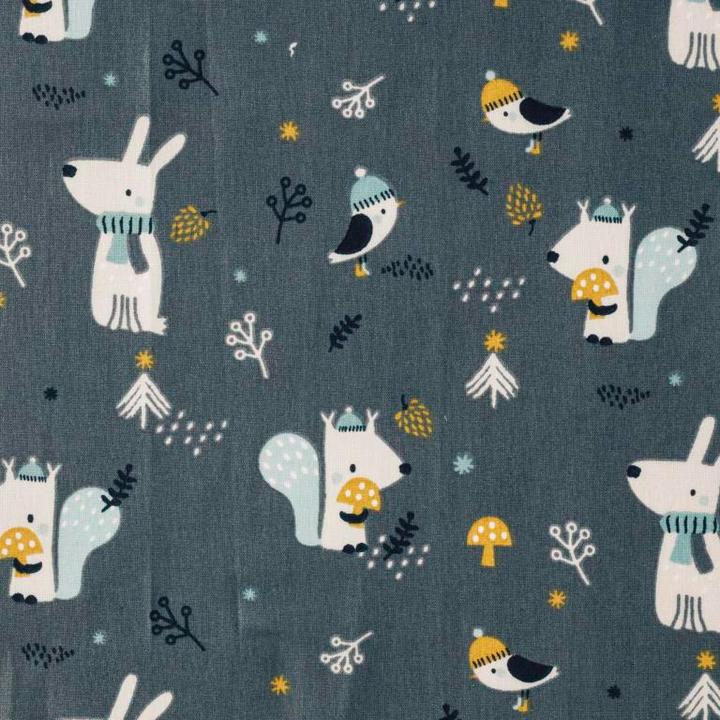 Actual product image VBS Cotton fabric "Woody", 150 cm wide, by the metre