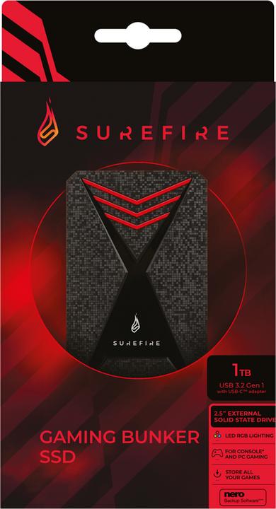 Produktbild Verbatim GX3 Gaming SSD 512GB 53683 USB 3.2 Gen 1 black (512 GB)