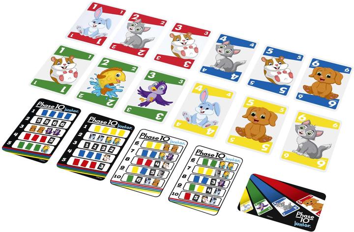 Produktbild Mattel Games Phase 10 Junior (Multilingual)