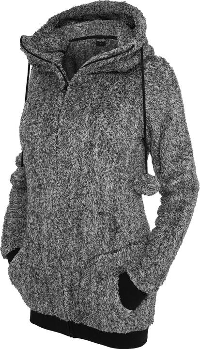 Immagine prodotto Urban Classics Felpa con cappuccio Melange Teddy Zip da donna (XS)