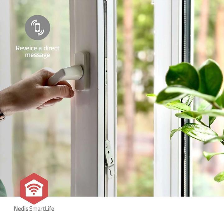 Actual product image Nedis SmartLife - Zigbee Smart Door/Window Sensor - Zigbee Gateway - Battery Operated - Integ