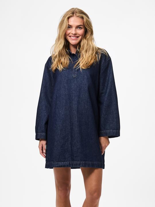Actual product image Pieces Pckenya Ls A-Shape Denim Dress Noos Bc (L)