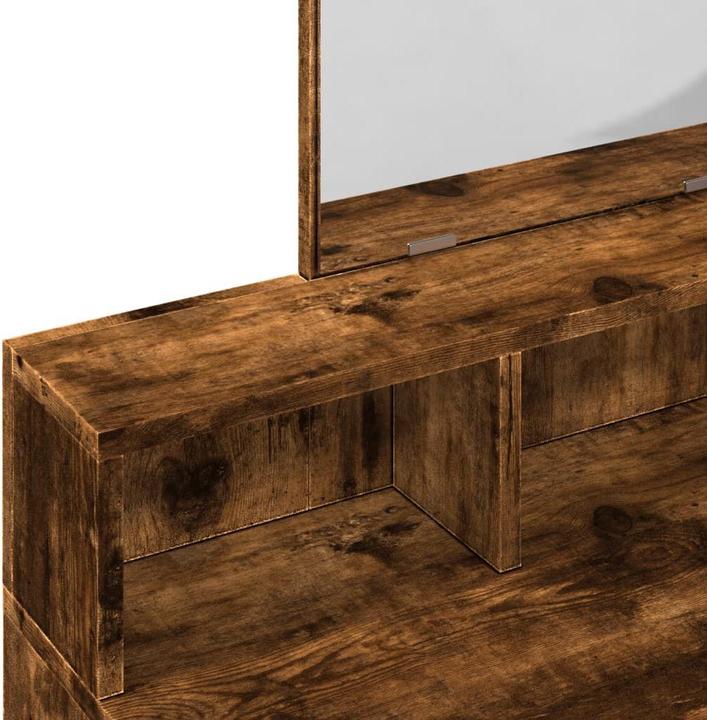 Actual product image VidaXL Dressing Table with Mirror (80 x 41 x 144.5 cm)
