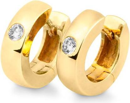 Breuning Creolen - BRILL. 0,14 Ct. H/si (750/18 K Gold)