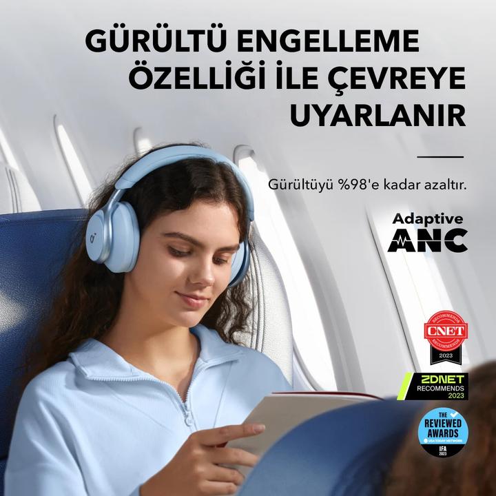 Actual product image soundcore Space One (ANC, 40 h, Wireless, Cable)