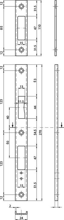 Produktbild MSL U-Schliessbleche B-23421 (Schliessblech)