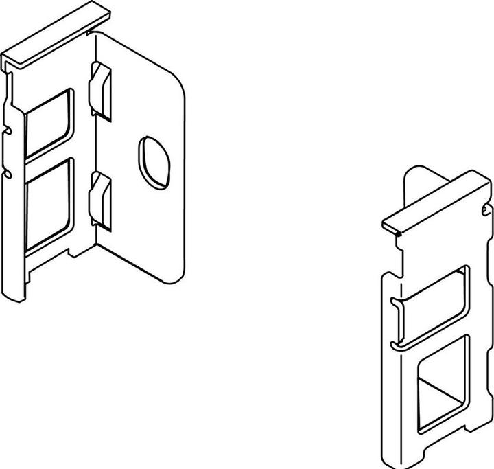 Actual product image Blum Wooden back panel holder LEGRABOX F