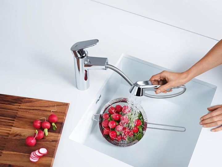 Produktbild Grohe Küchenarmatur mit Handbrause Eurodisc Cosmopolitan chrom glänzend 32257002