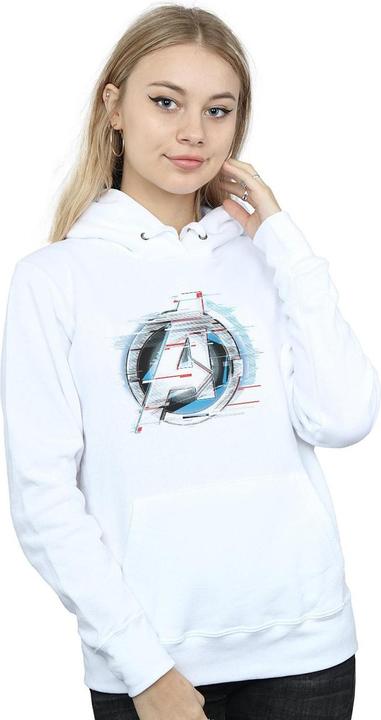 Immagine prodotto Avengers Endgame Team Tech Logo Felpa con Cappuccio Donna (M)